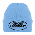 EMBROIDERED SKY BLUE BEANIE